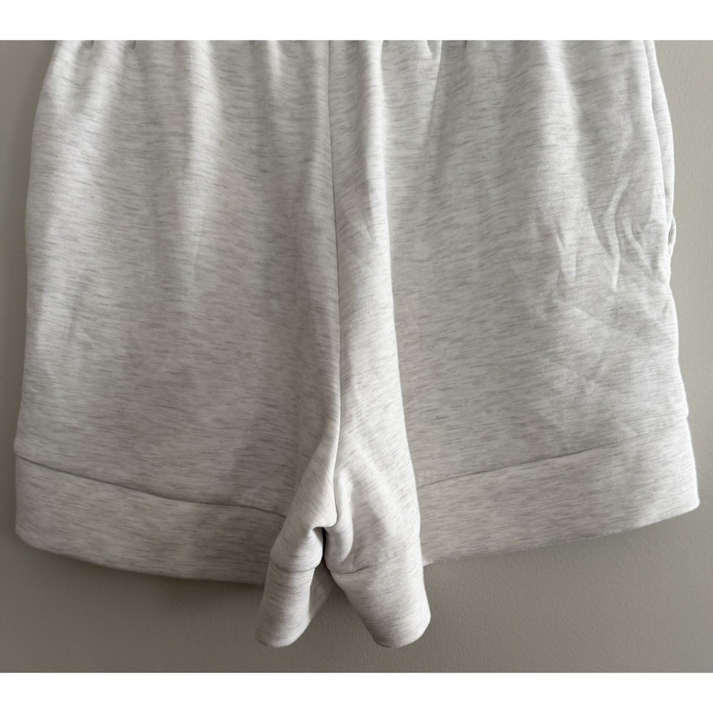 Varley Double Soft Atrium High Rise Shorts 4.5 Light Grey Marl Women's Small - Picture 8 of 13